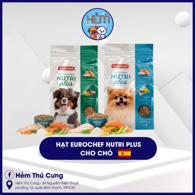HẠT EUROCHEF NUTRI PLUS CHO CHÓ CON 2KG 